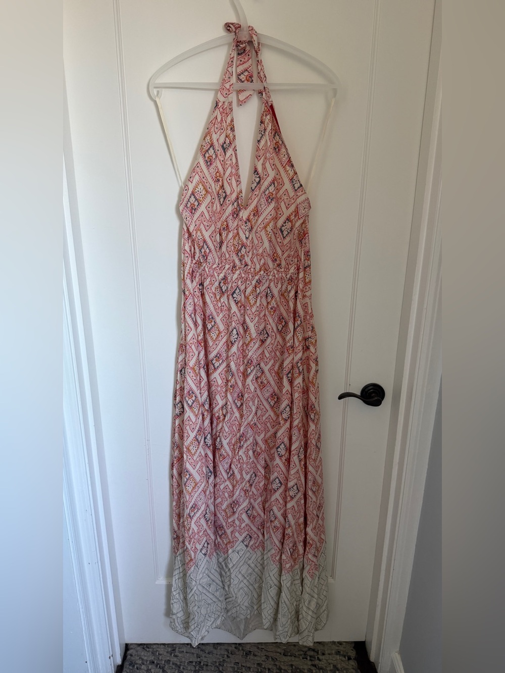 Anthropologie Halter Maxi Dress Size M